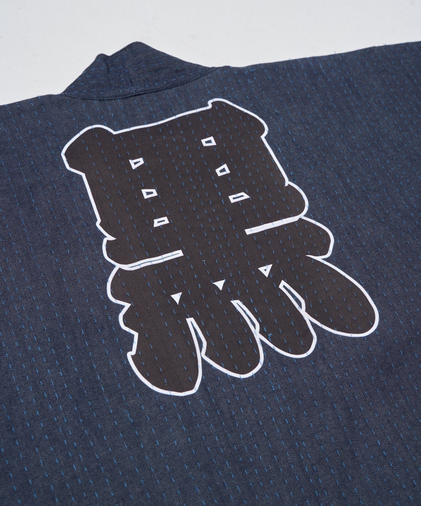 Firefighter’s HIKESIBANTEN with hand sashiko stitching