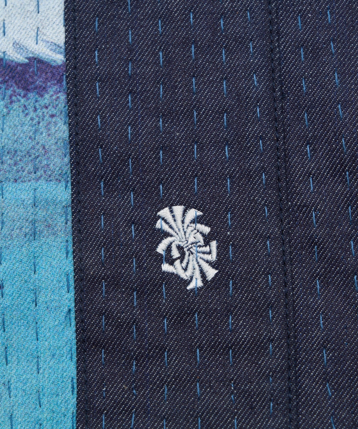 Firefighter’s HIKESIBANTEN with hand sashiko stitching