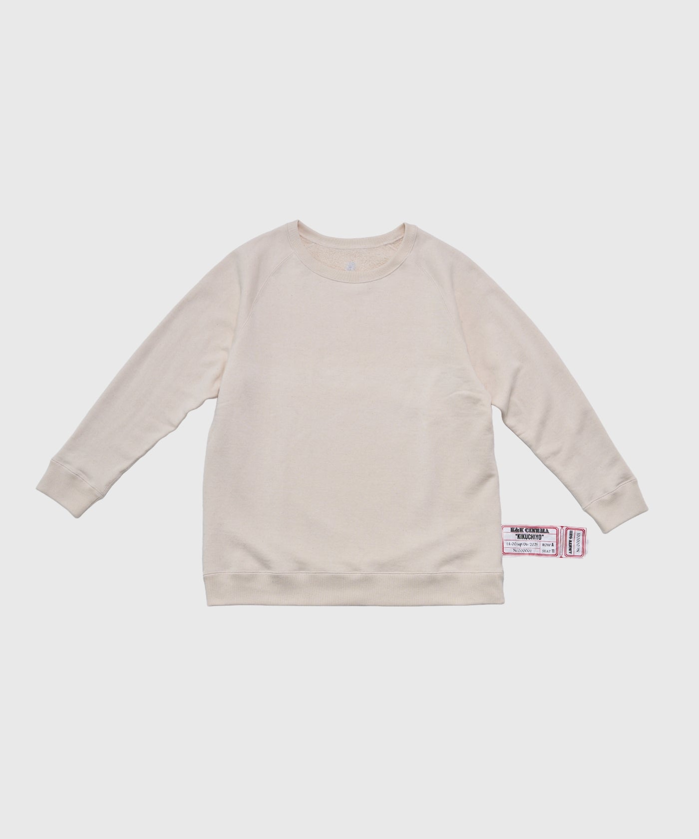 Movie ticket sweat shirt